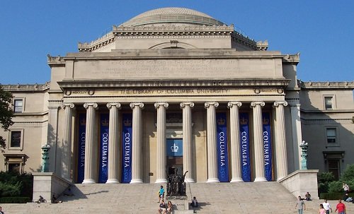 Columbia University campus building top universities for MS in USA