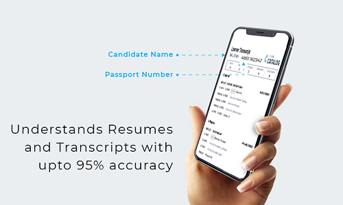 The Document recognition tool is a higher ed technology trend that simplifies admission processes