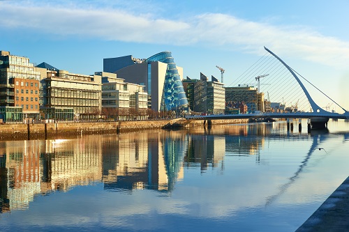 Ireland harp bridge