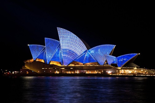 The Sydney Opera house