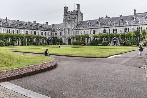 The courtyard of the University College Cork