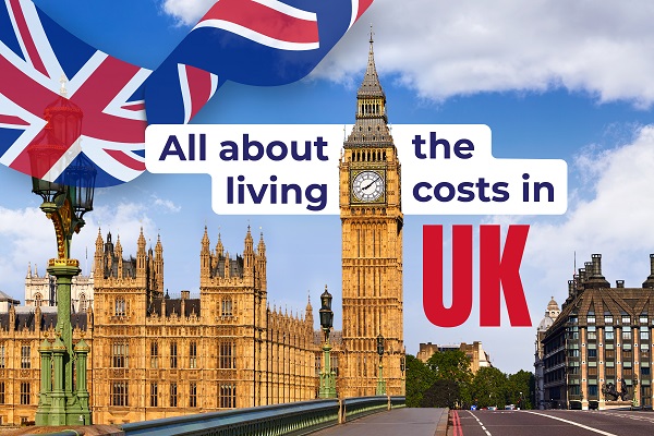 All about the costs of living in the UK