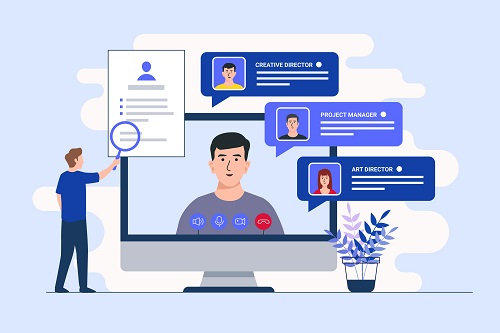 Online interview process