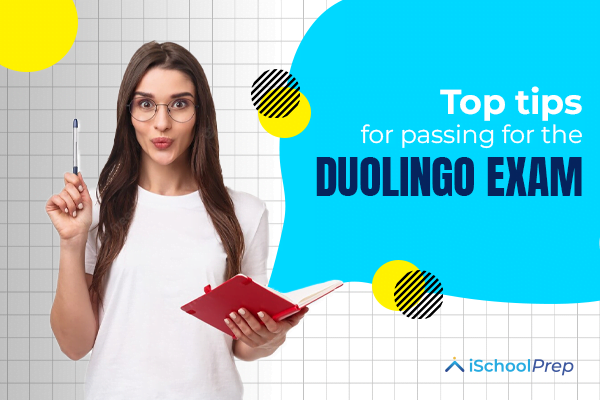 Practising the English language comprehensively is necessary for passing the Duolingo exam.