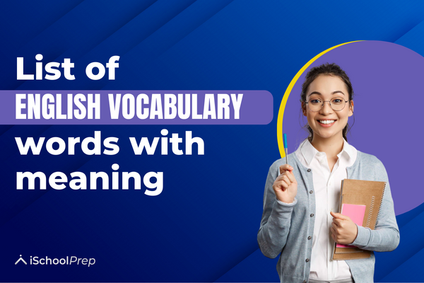 English vocabulary words with meaning